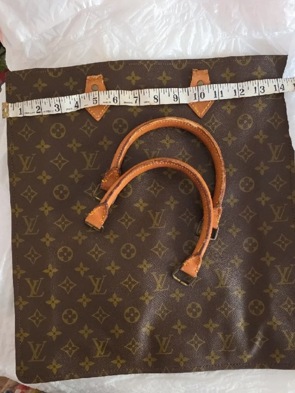 Louis Vuitton Monogram Canvas Shopper Tote - Brown & Tan